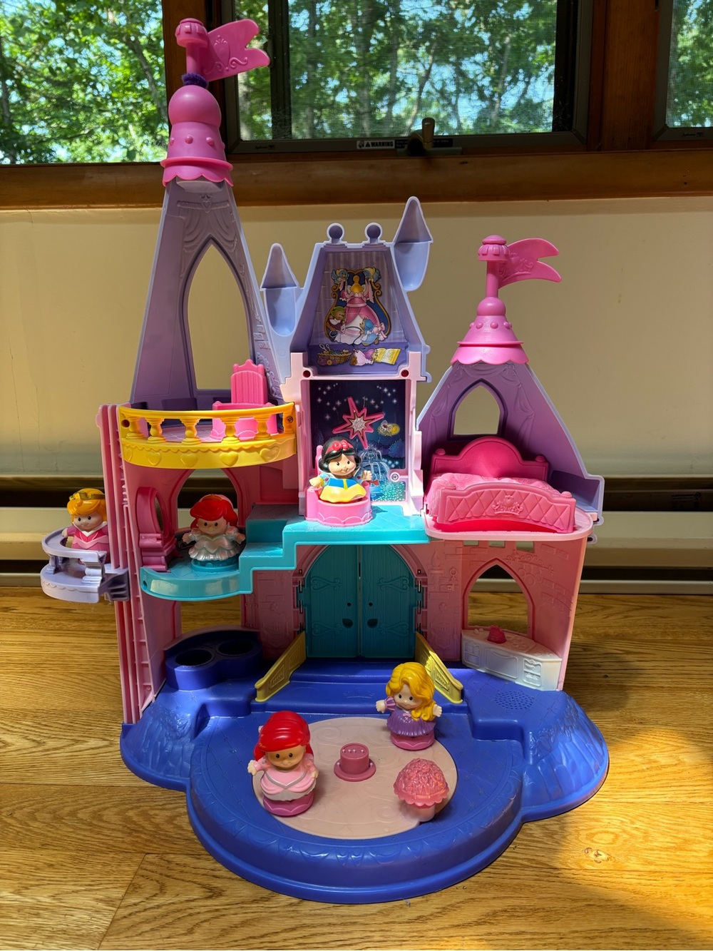 Fisher-Price Little People Princess Castle Playset with figures & furniture